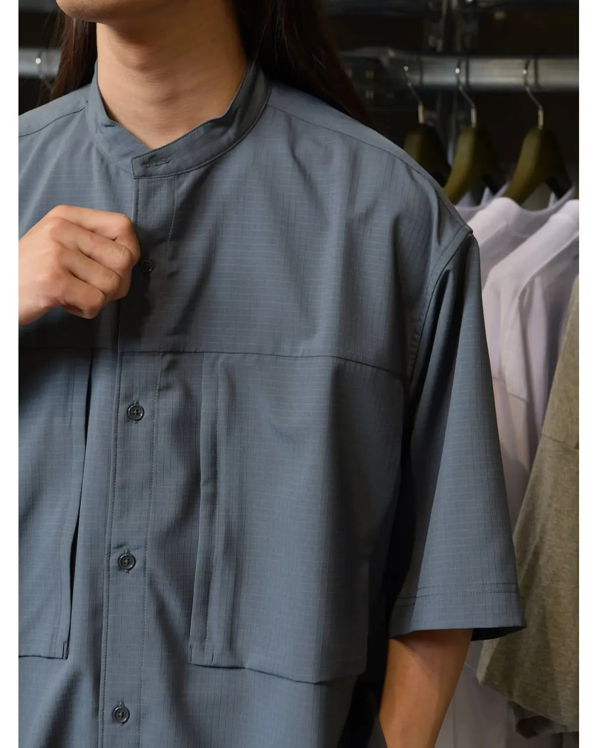 FreshService / COOLFIBER RIPSTOP FILD POCKET S/S SHIRT (FSC262-50009)