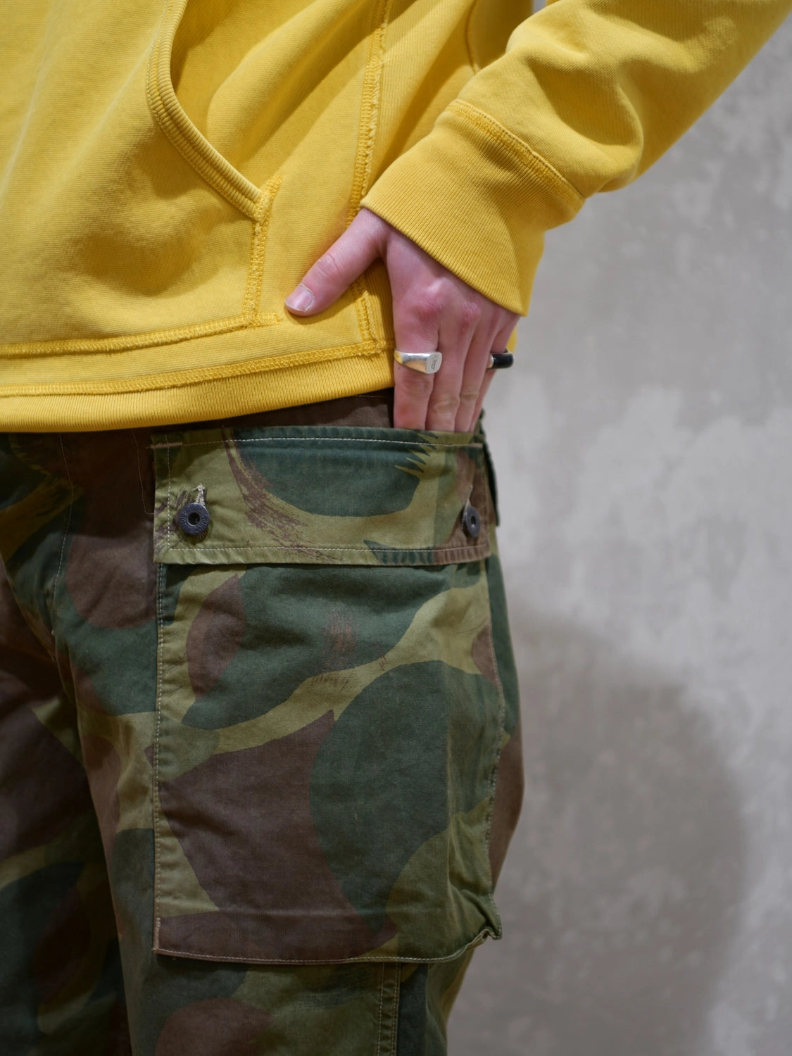 RRL / ガーメントダイド フリース フーディ (MNRRKNI16820218)