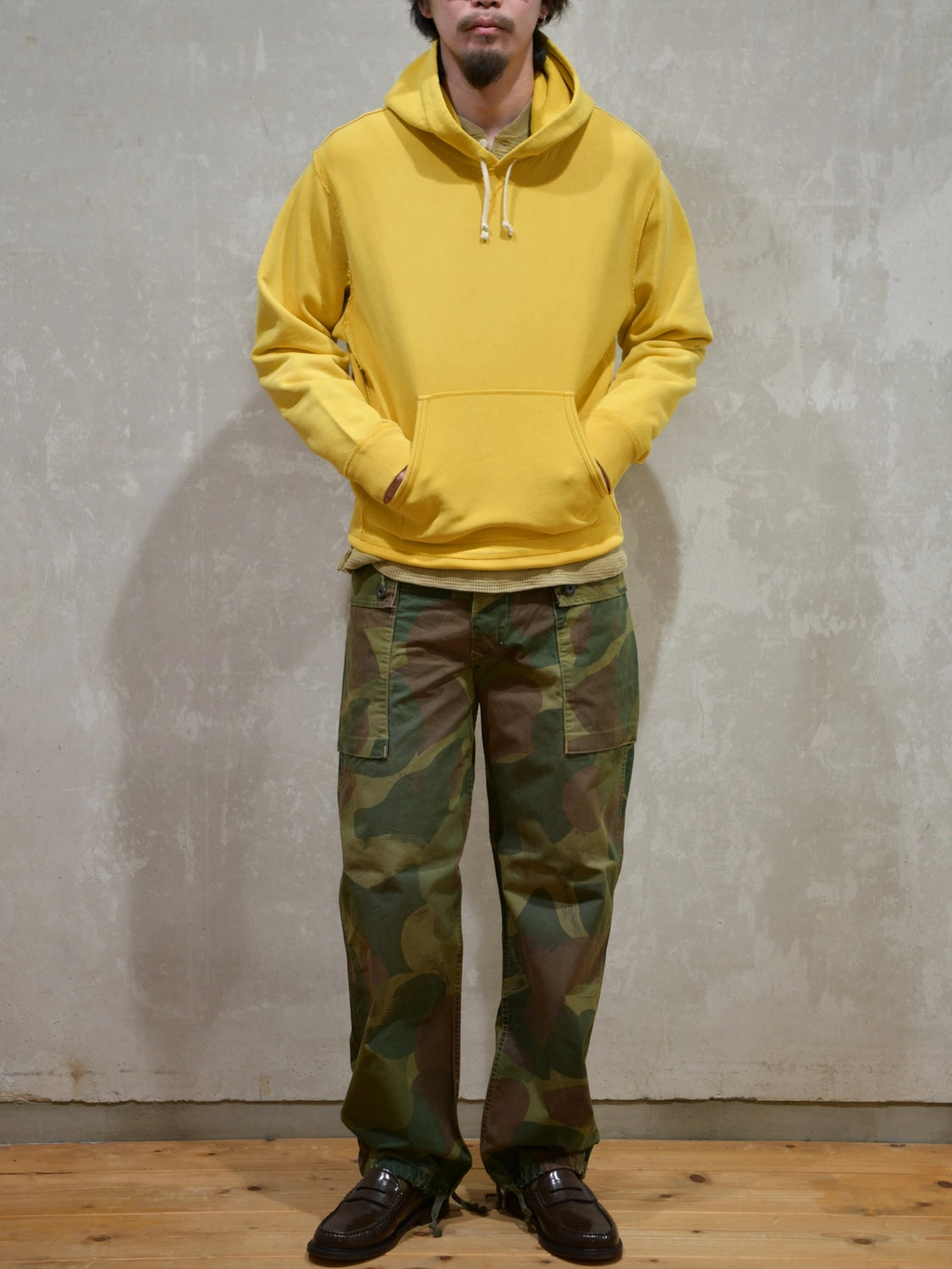 RRL / カモ ポプリン カーゴ フィールド パンツ (MNRRPNT14A20038)