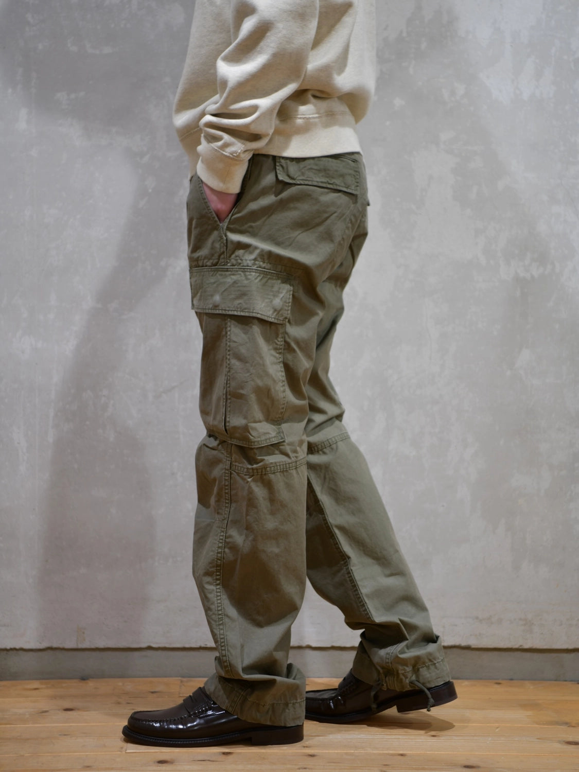 RRL / サープラス ポプリン カーゴ パンツ (MNRRPNT14A20001)