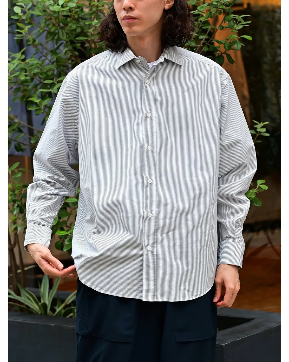 A.PRESSE / Spread Collar Shirt (26AAP-02-15)
