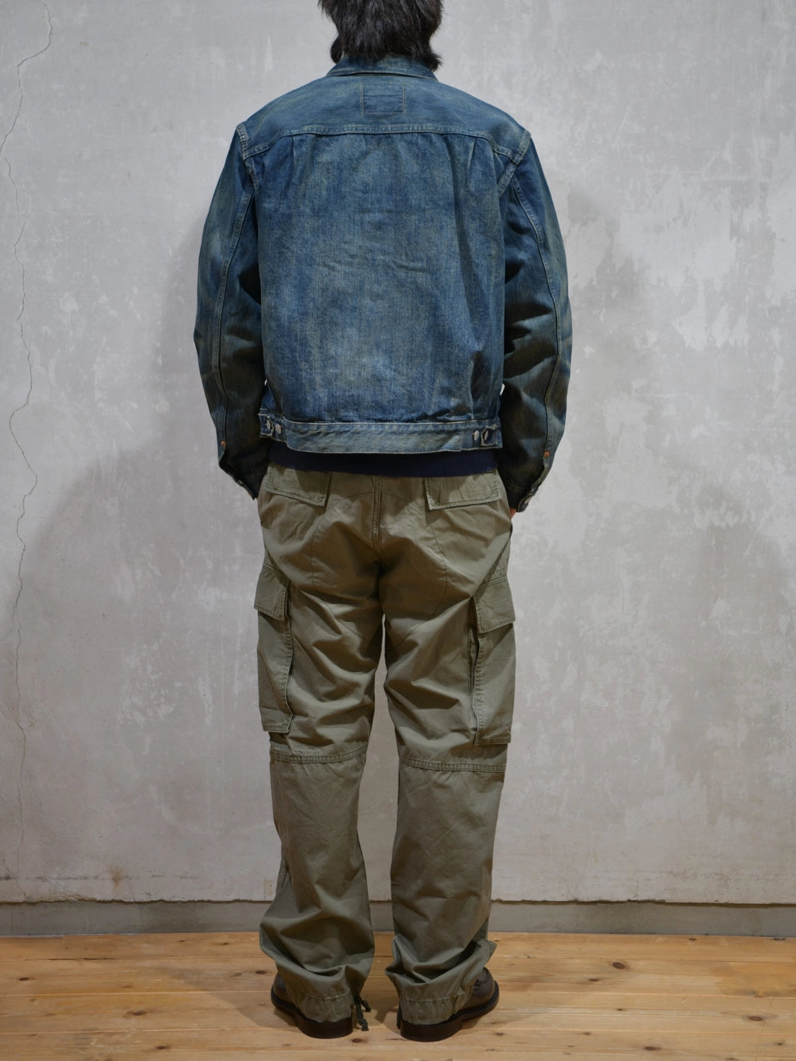 RRL / ウエストビュー デニム トラッカー ジャケット (MNRROTW16020151)