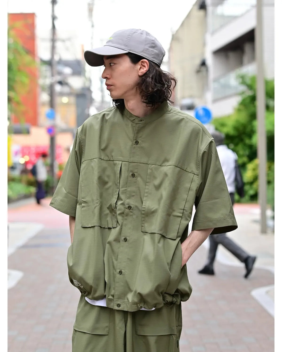 FreshService / COOLFIBER RIPSTOP FILD POCKET S/S SHIRT (FSC262-50009)