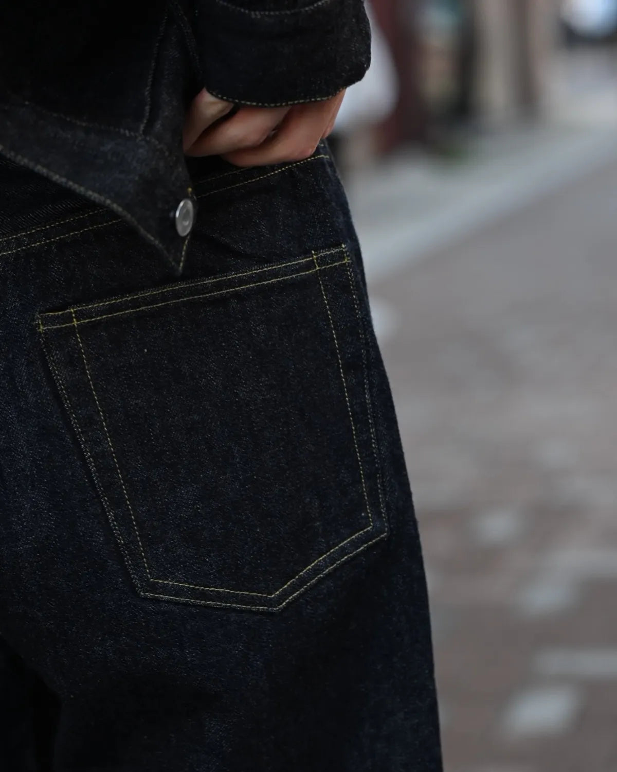 A.PRESSE / Washed Denim Wide Pants (AP-4001)