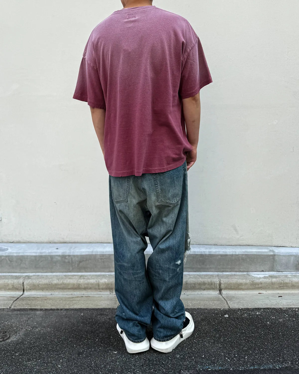 KAMIYA × Betty Boop / "I’m coming out" Betty BoopTM Distressed T-shirt  (G17TS093)