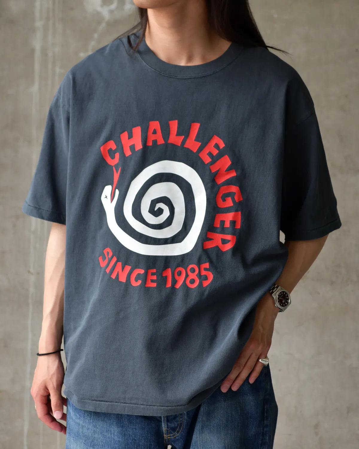 CHALLENGER / PIFMENT SPIRAL SNAKE TEE (CLG-TS 026-012)