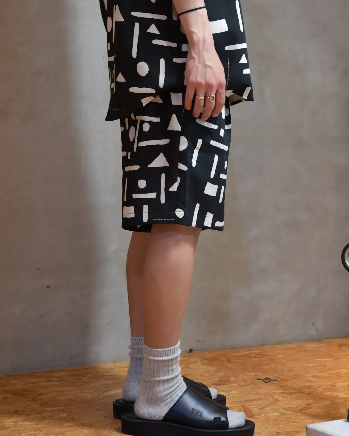 N.HOOLYWOOD COMPILE / 2TUCK EASY HALF PANTS (2261-CP50-016)