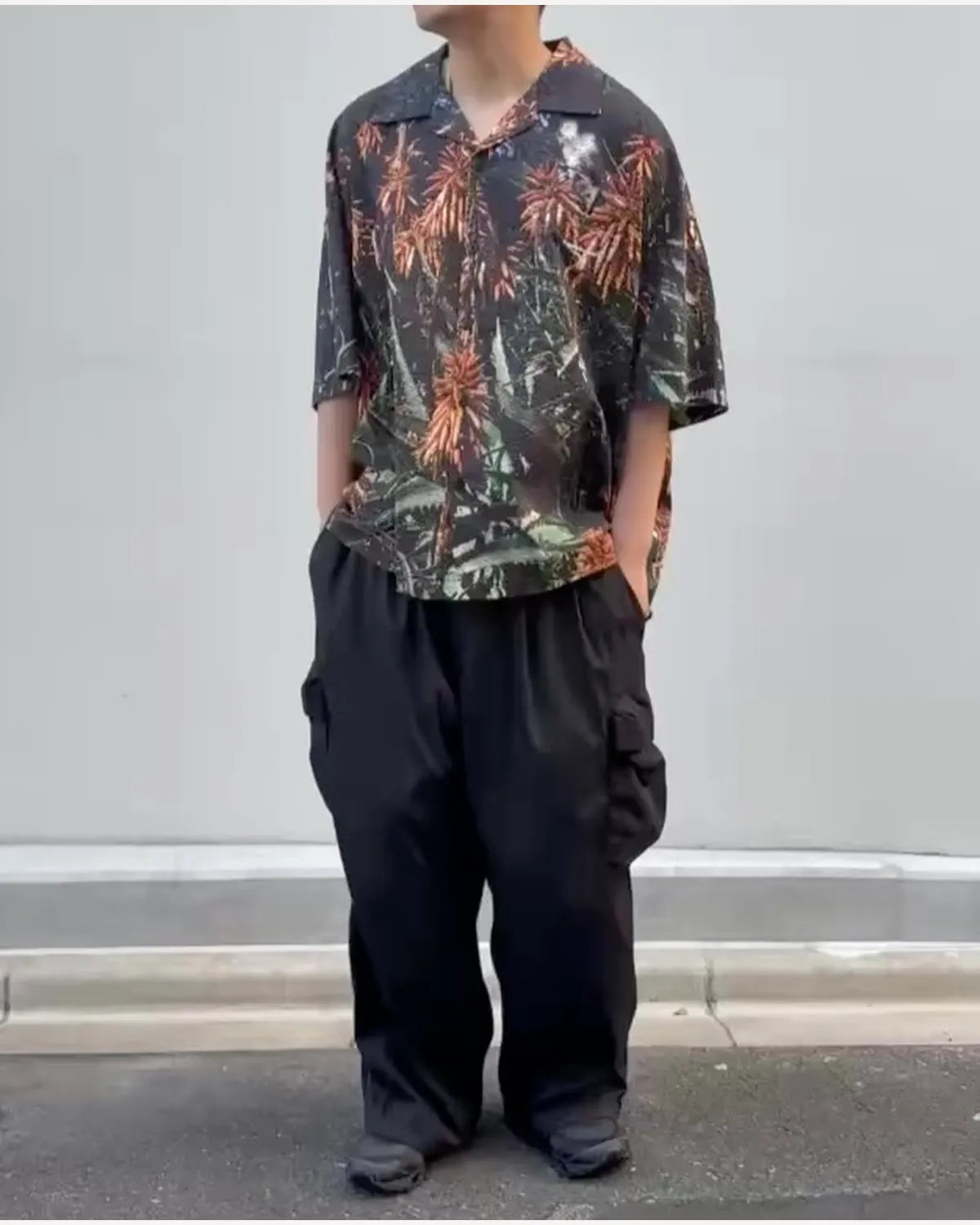 TIGHTBOOTH / STRIPE BAGGY CARGO PANTS (SU26-B06)