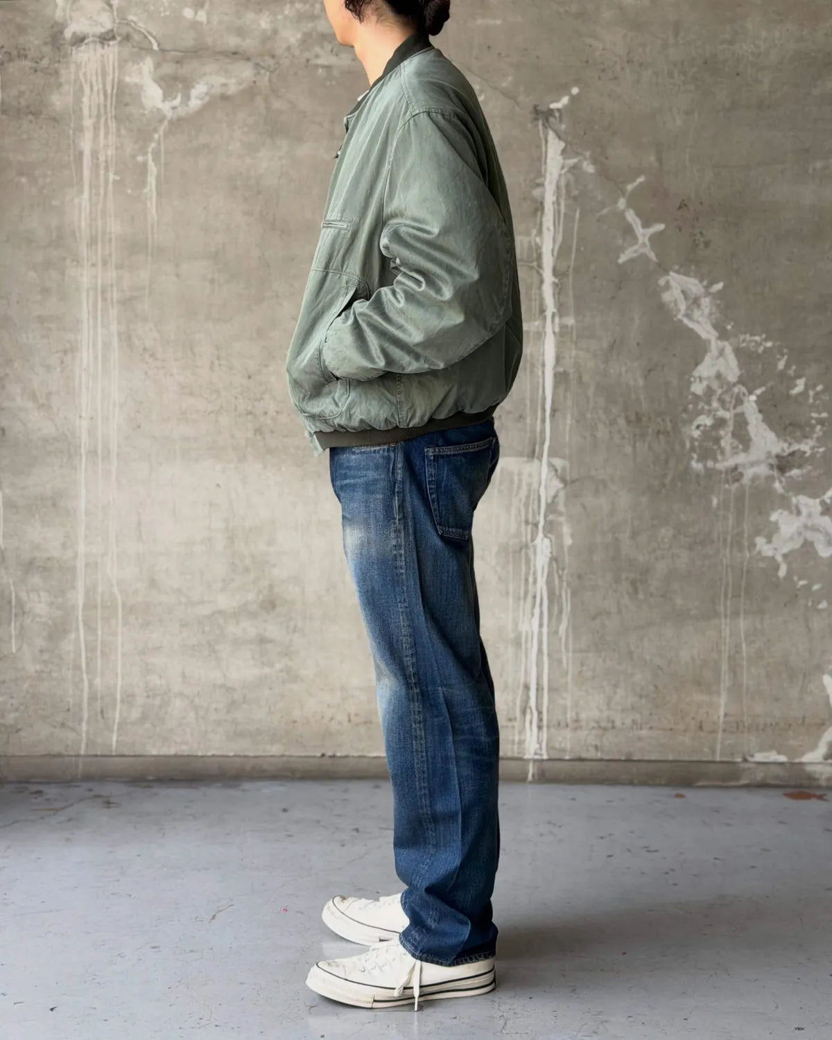 A.PRESSE / Vintage Washed Straight Denim Pants (26AAP-04-50)