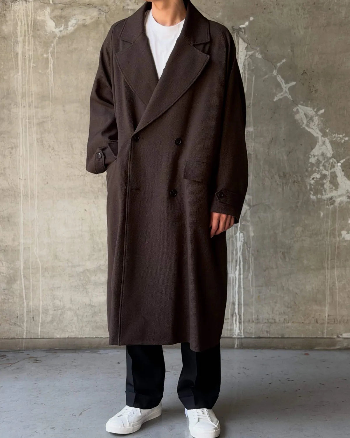 marka / Tumbled Wool Serge / Great Coat (M26C10CO01C)