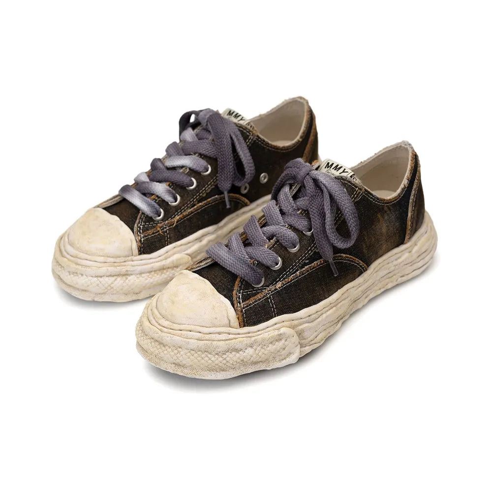 Maison MIHARA YASUHIRO / "PETERSON23" OG Sole Washed Denim Low-top Sneaker (A13FW714)