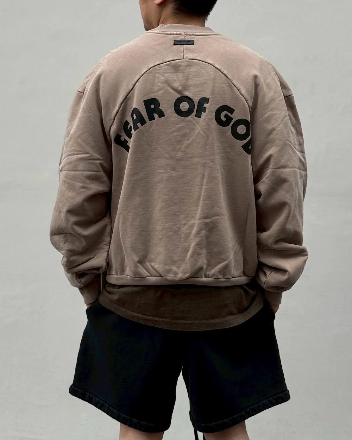 FEAR OF GOD / BASEBALL CLASSIC FIT HALF RAGLAN SWEATSHIRT (FG9M12-9934BHF)