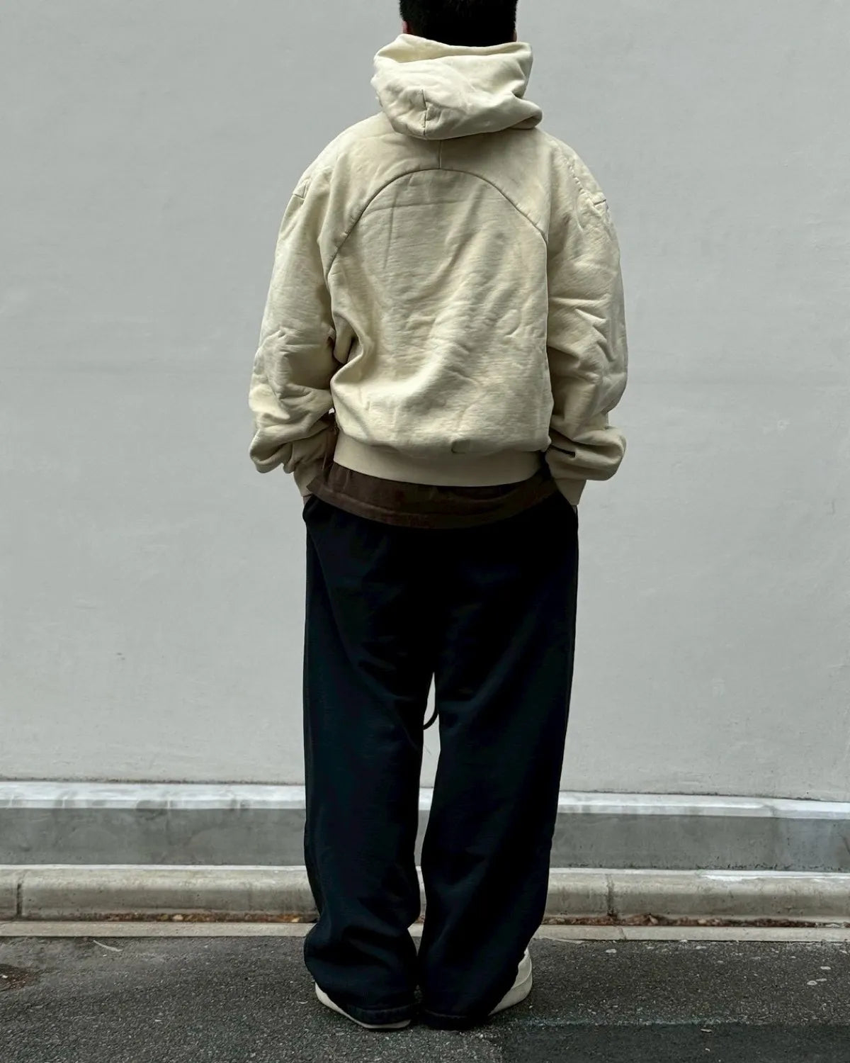 FEAR OF GOD / CLASSIC FIT HALF RAGLAN HOODIE (FG9M12-9937BHF)