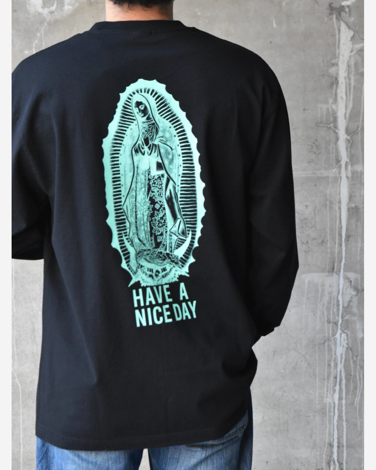 WACKO MARIA / WASHED HEAVY WEIGHT CREWNECK LONG SLEEVE T-SHIRT (26FWE-WMT-LT02)