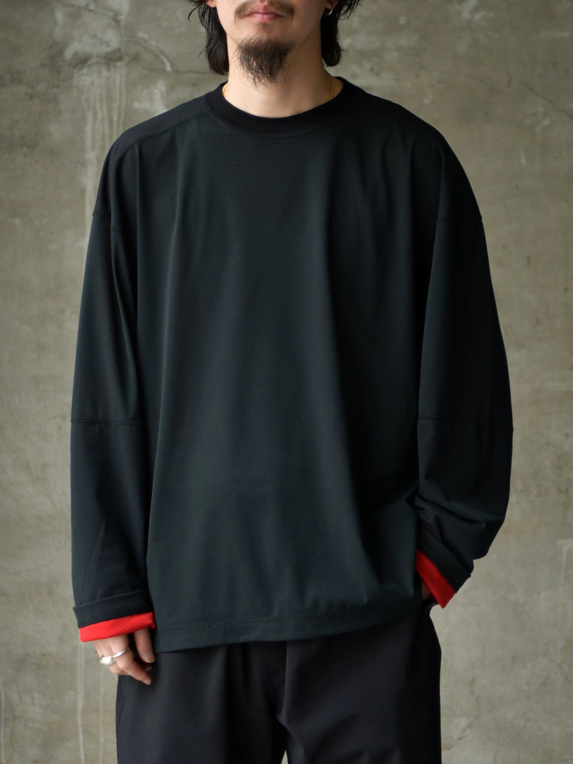 N.HOOLYWOOD TEST PRODUCT EXCHANGE SERVICE / REVERSIBLE LONG SLEEVE T-SHIRT (9261-CS02-011)