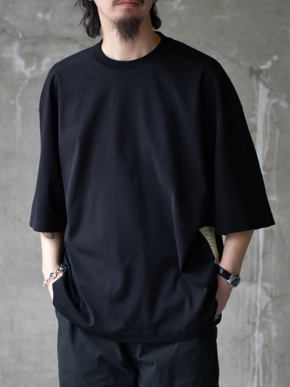 N.HOOLYWOOD TEST PRODUCT EXCHANGE SERVICE / PANELED T-SHIRT (9261-CS55-009)