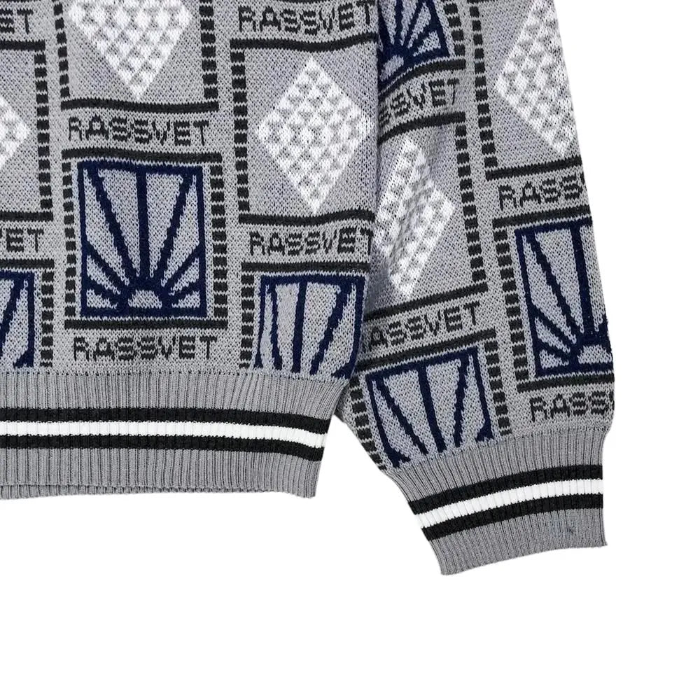 RASSVET / PATTERN LOGO JACQUARD SWEATER K (PACC15N002)