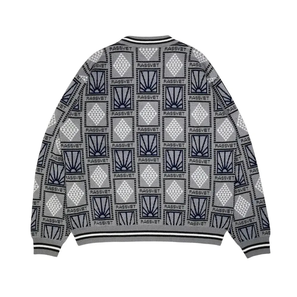 RASSVET / PATTERN LOGO JACQUARD SWEATER K (PACC15N002)