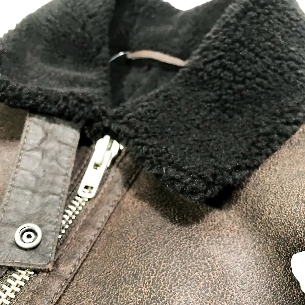 RASSVET / FAUX SHEARLING COAT LEATHER (PACC15C005)