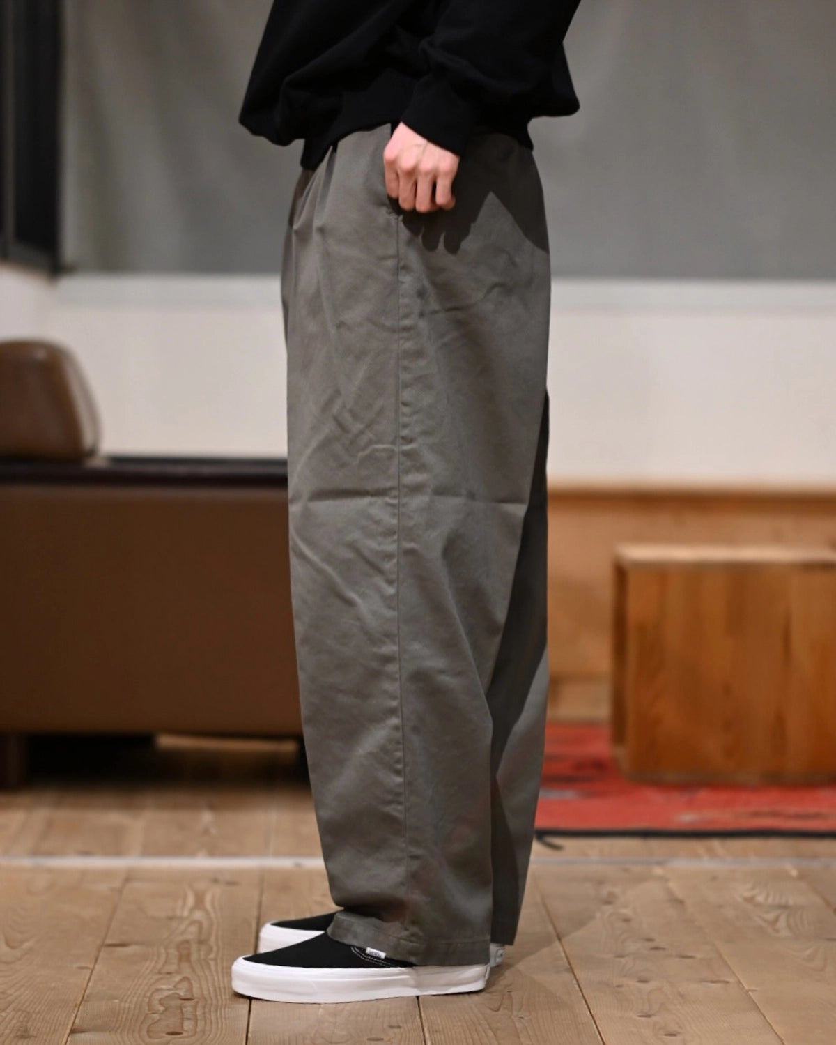 COOTIE PRODUCTIONS® / Wespoint 2 Tuck Easy Trousers (CTE-25A124)