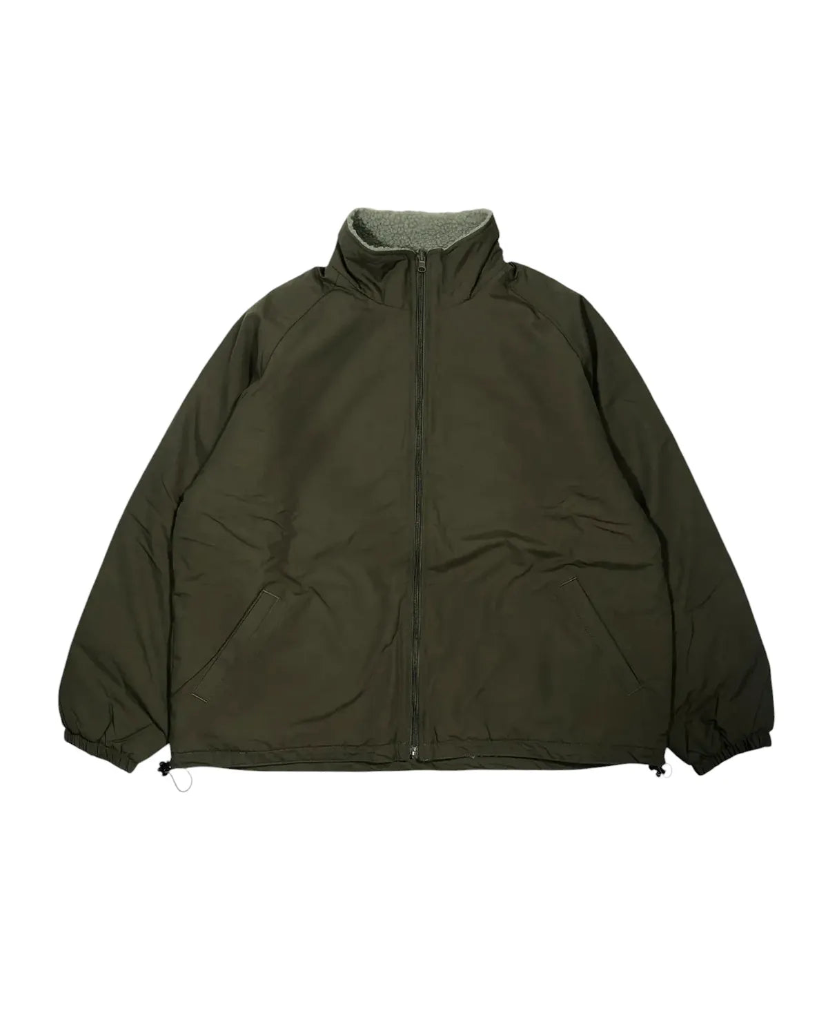 ISNESS MUSIC の DELAY REVERSIBLE FLEECE JACKET (IMP_22_MUSIC DELAYJK01)