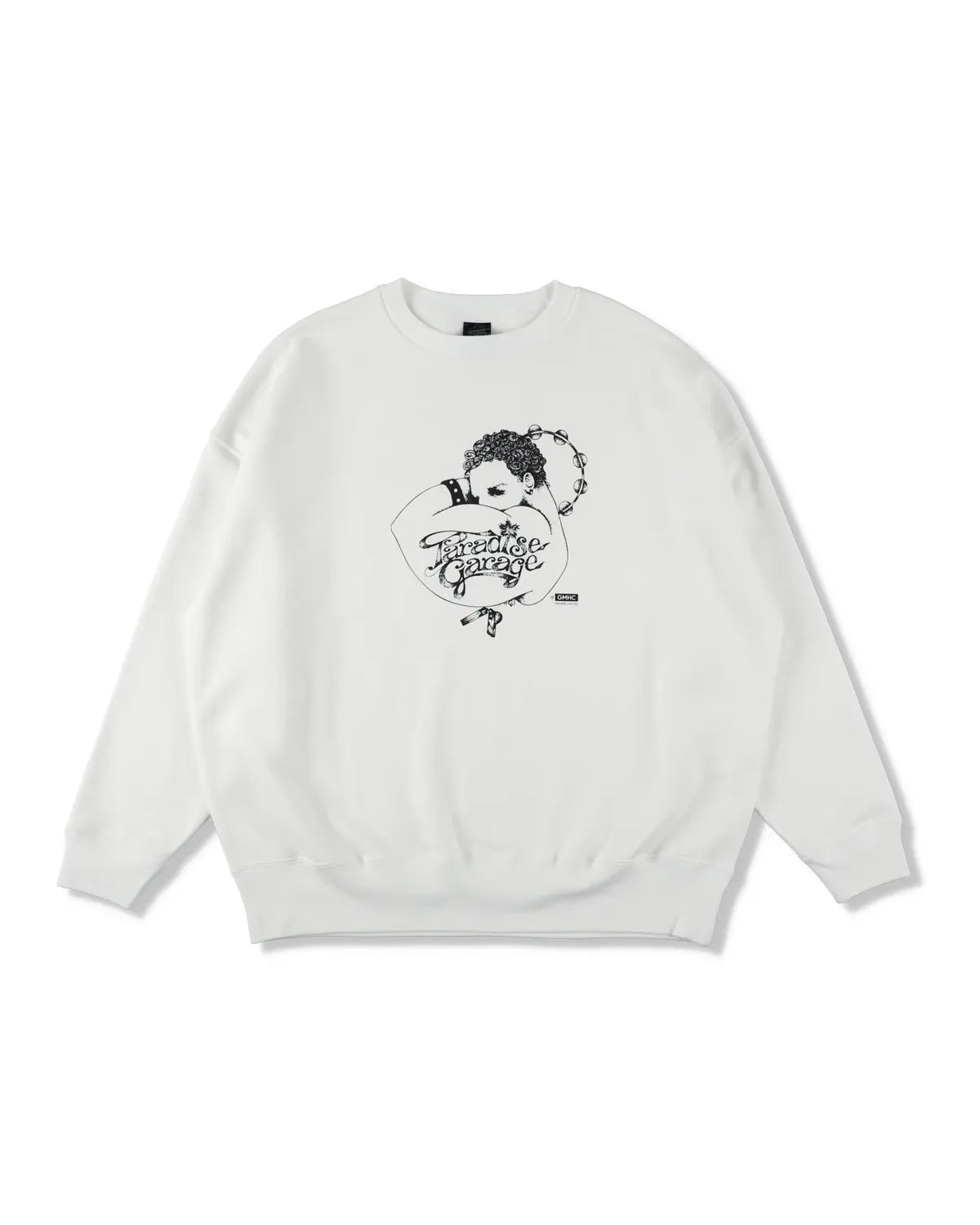 ISNESS MUSIC の PARADISE GARAGE SWEATSHIRT (IMP8_08_PGSW02)