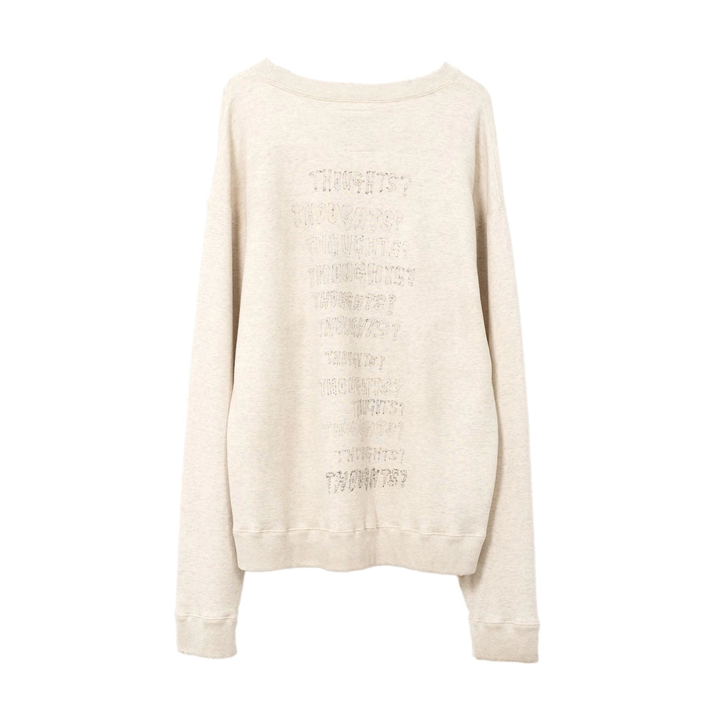 Maison MIHARA YASUHIRO / Distressed Graffiti Print Sweatshirt (J14PO723)