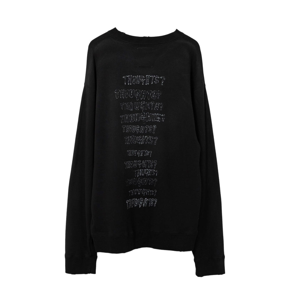 Maison MIHARA YASUHIRO / Distressed Graffiti Print Sweatshirt (J14PO723)