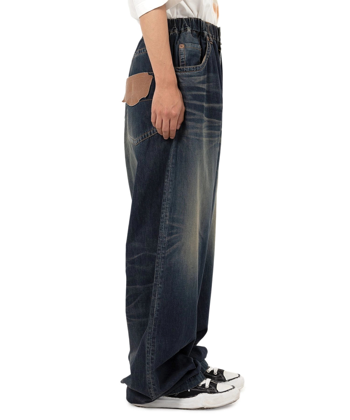 Maison MIHARA YASUHIRO / LIGHT DENIM WIDE PANTS ( J14PT123)