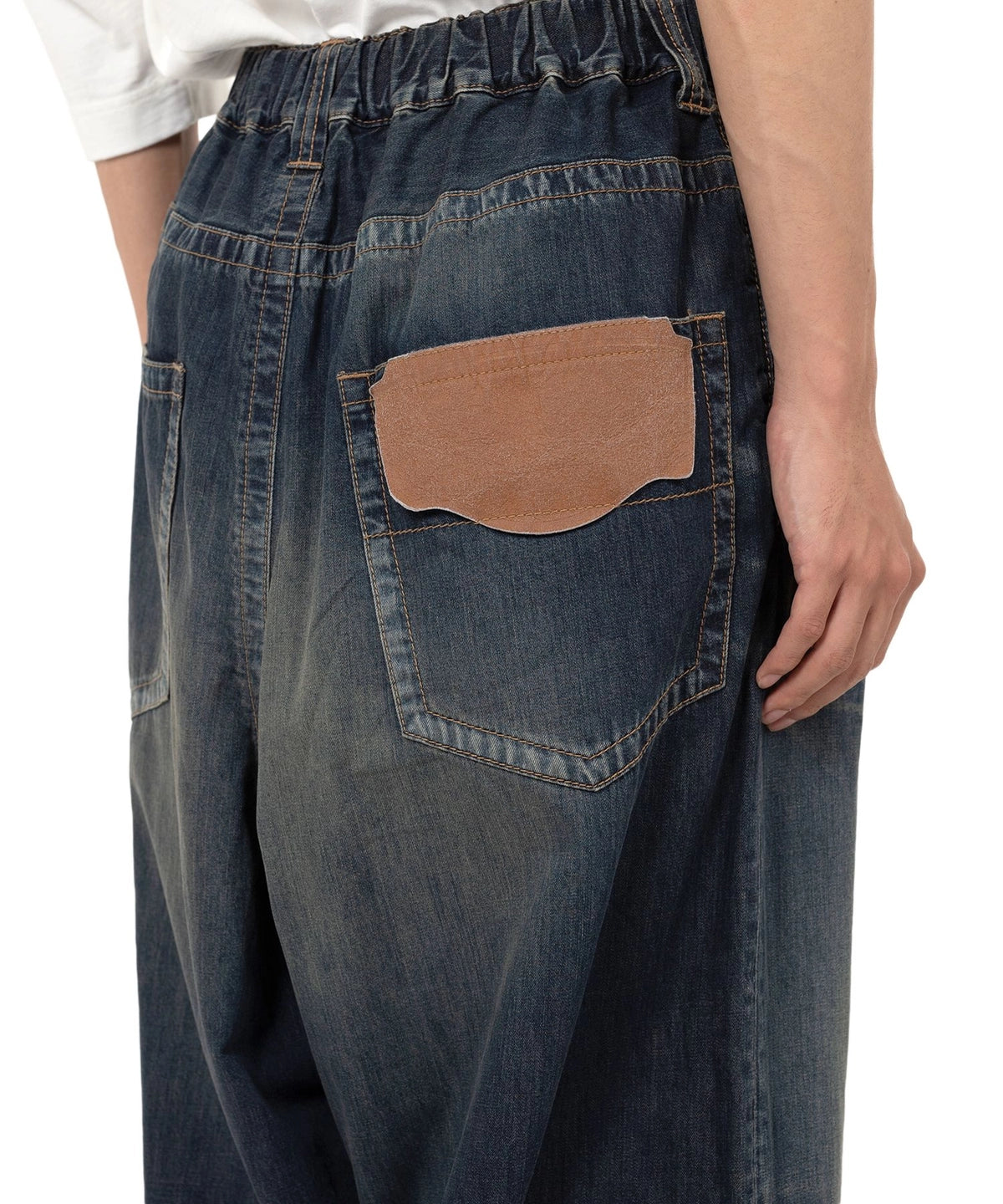 Maison MIHARA YASUHIRO / LIGHT DENIM WIDE PANTS ( J14PT123)