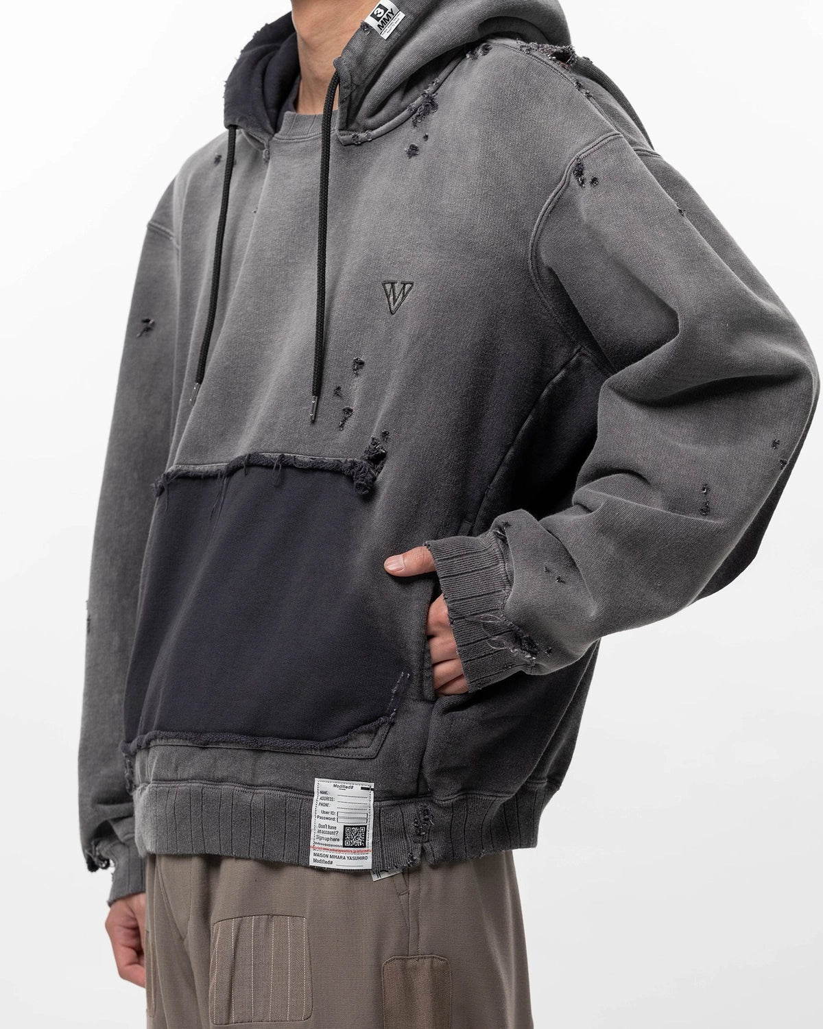 Maison MIHARA YASUHIRO / Sun Faded Like Hoodie (J16HD721)