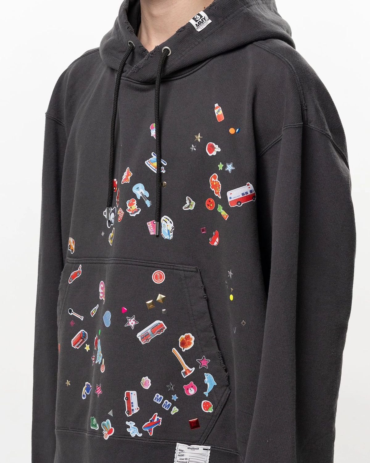 Maison MIHARA YASUHIRO / Kids Sticker Printed Hoodie (J16HD731)