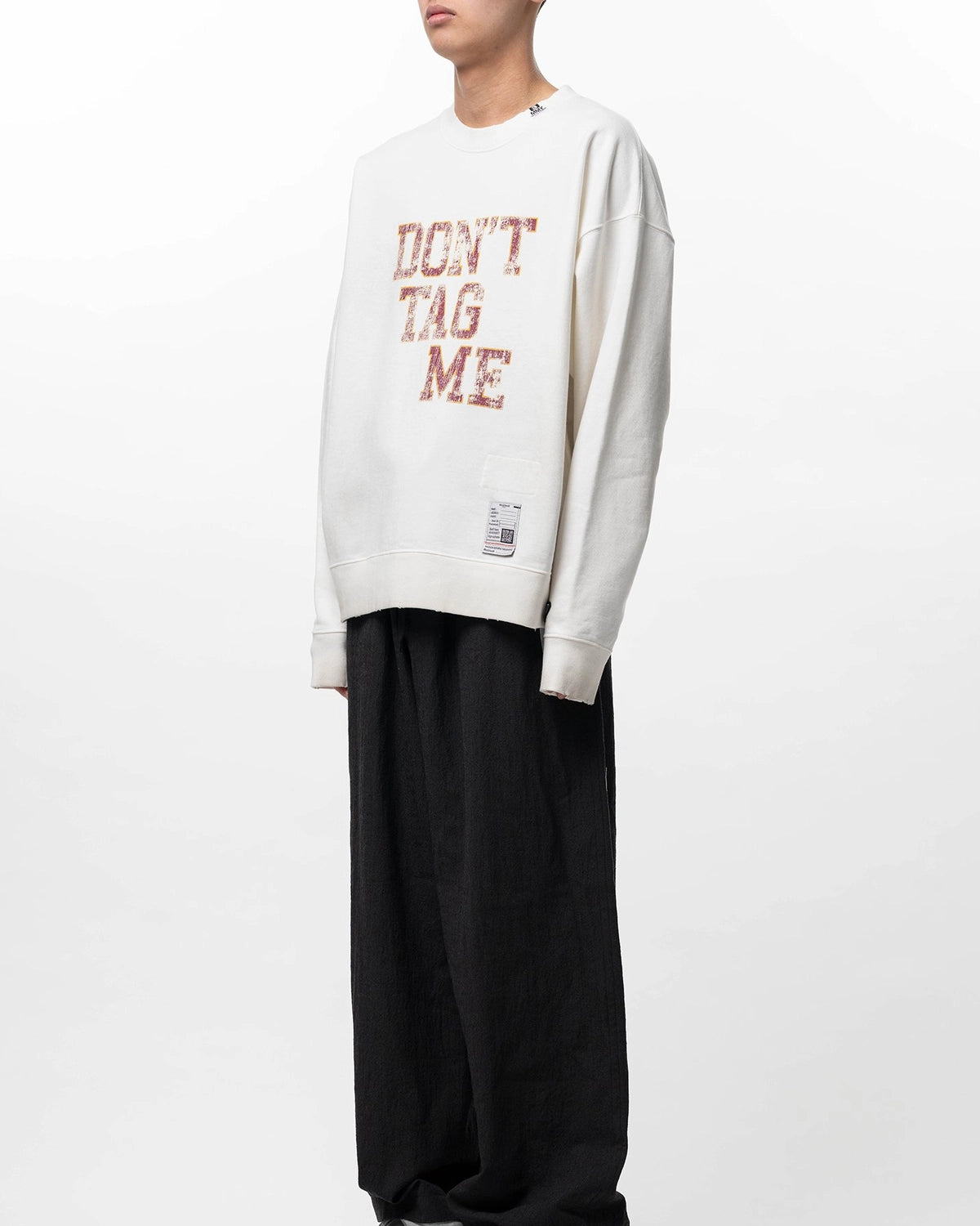 Maison MIHARA YASUHIRO / Don't Tag Me Printed Sweatshirt (J16PO782)