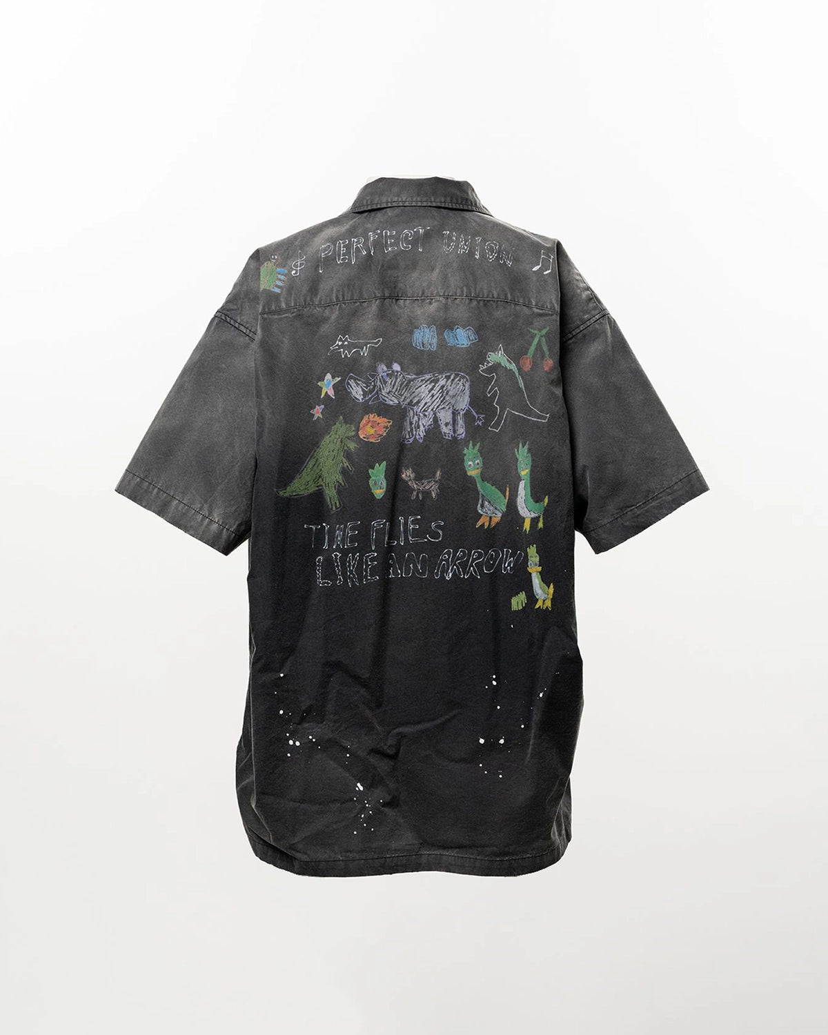 Maison MIHARA YASUHIRO / Hand Drawing Print Shirt (J16SH184)