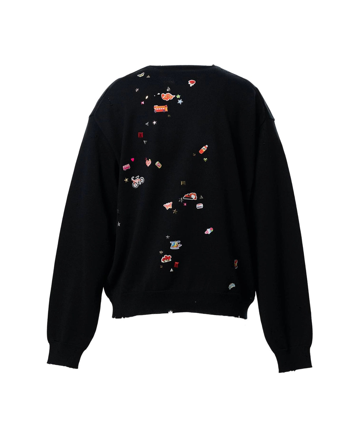 Maison MIHARA YASUHIRO / Kids Sticker Printed Knit Sweater (J16SW700)