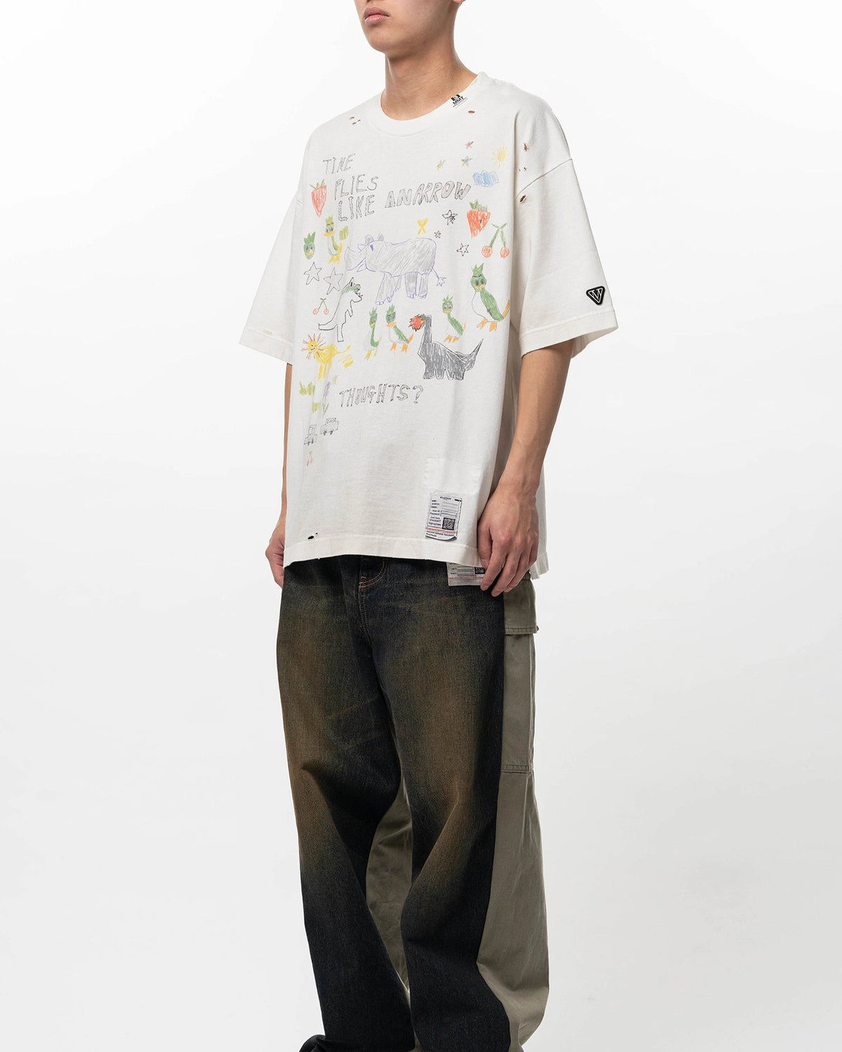 Maison MIHARA YASUHIRO / Kids Doodle Printed T-shirt (J16TS831)