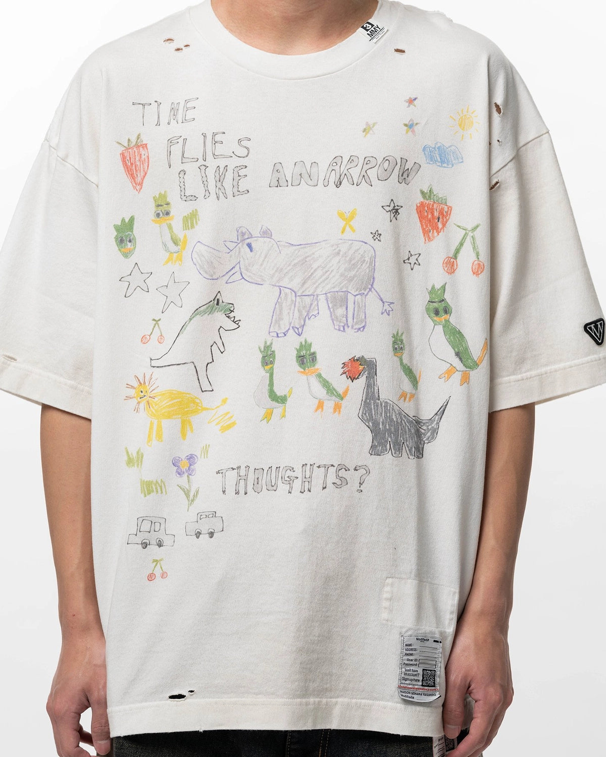 Maison MIHARA YASUHIRO / Kids Doodle Printed T-shirt (J16TS831)