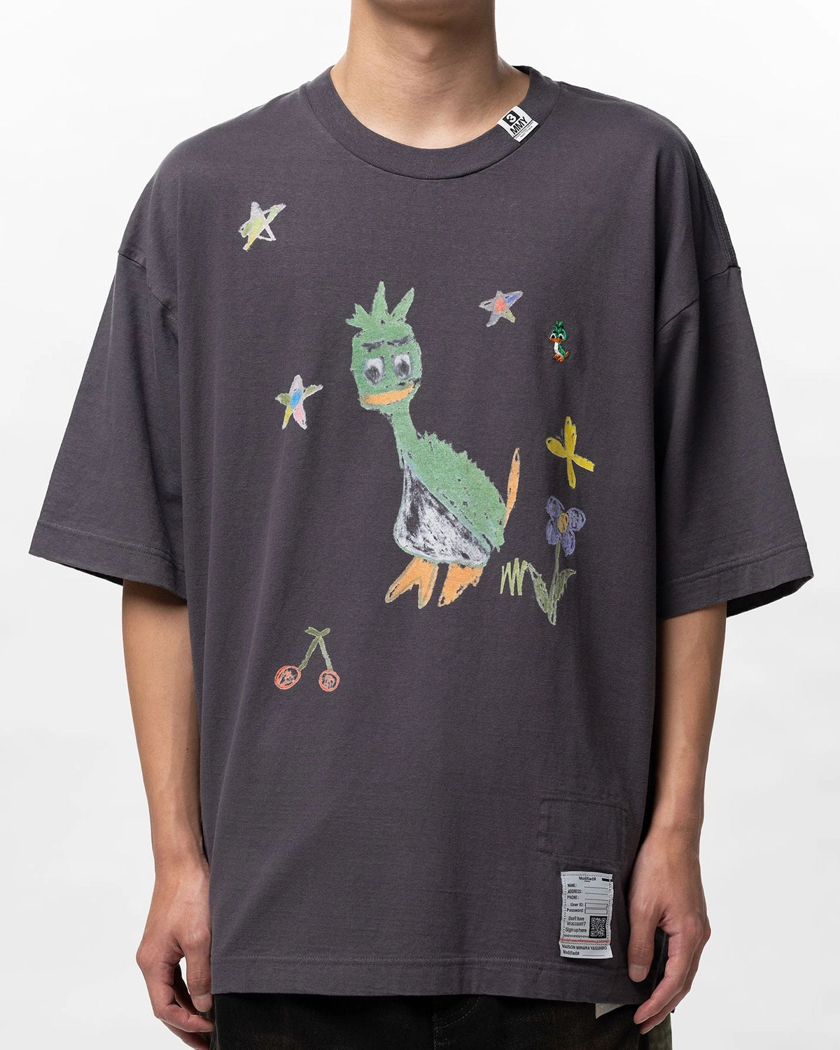 Maison MIHARA YASUHIRO / Leon Doodle Printed T-shirt (J16TS862)