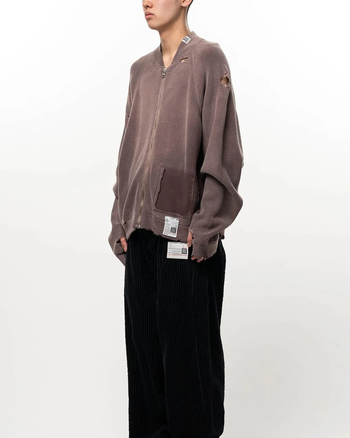 Maison MIHARA YASUHIRO / Sun Faded Like Knit Cardigan (J17CD701)