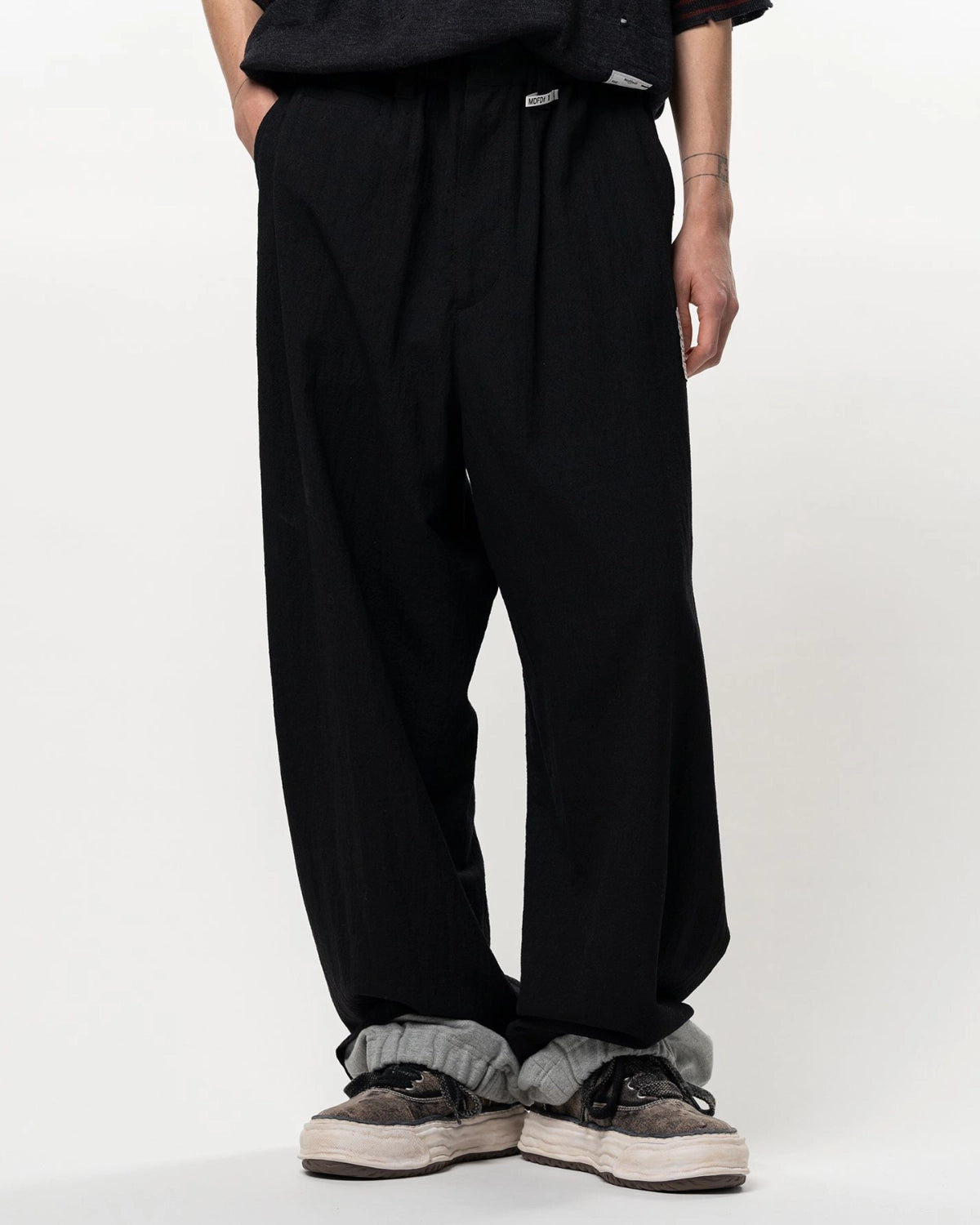 Maison MIHARA YASUHIRO / Sweat Layered Wool Pants (J17PT132)