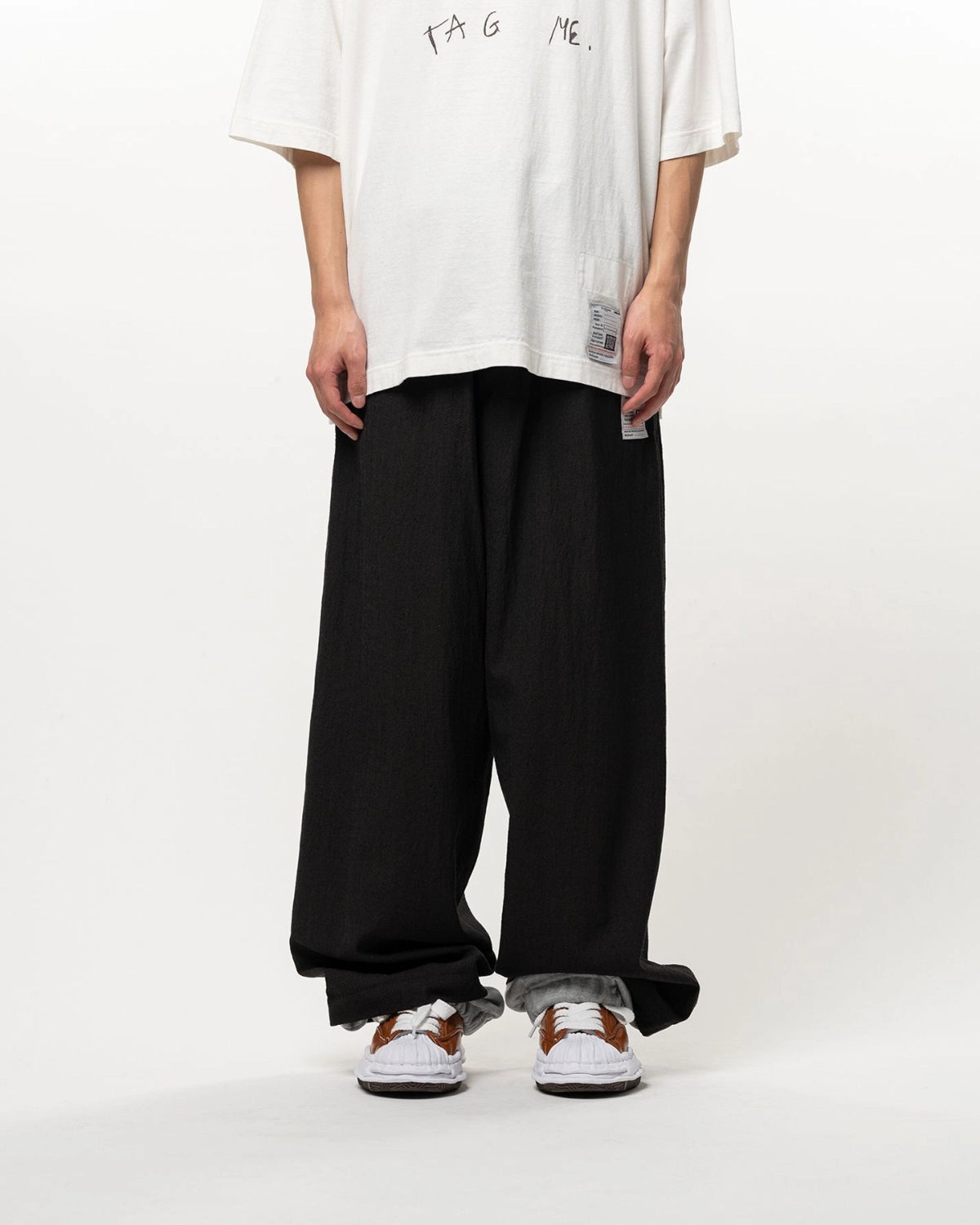 Maison MIHARA YASUHIRO / Sweat Layered Wool Pants (J17PT132)