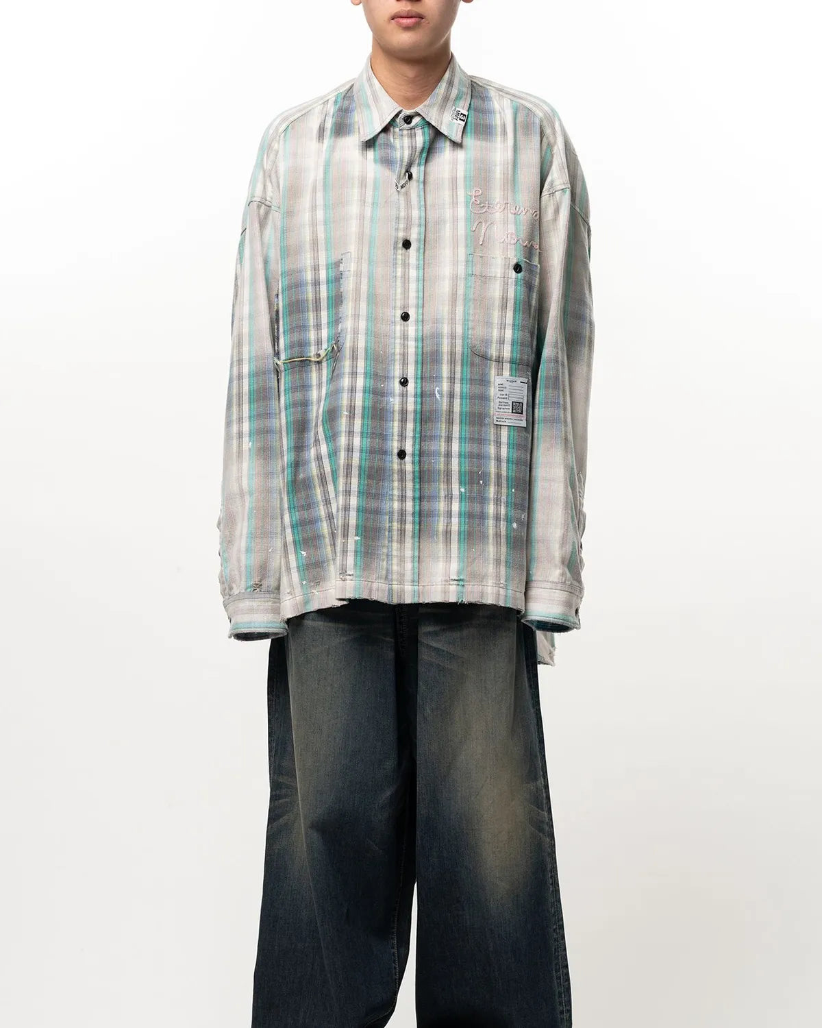 Maison MIHARA YASUHIRO / Vintage Like Check Shirt (J17SH181)