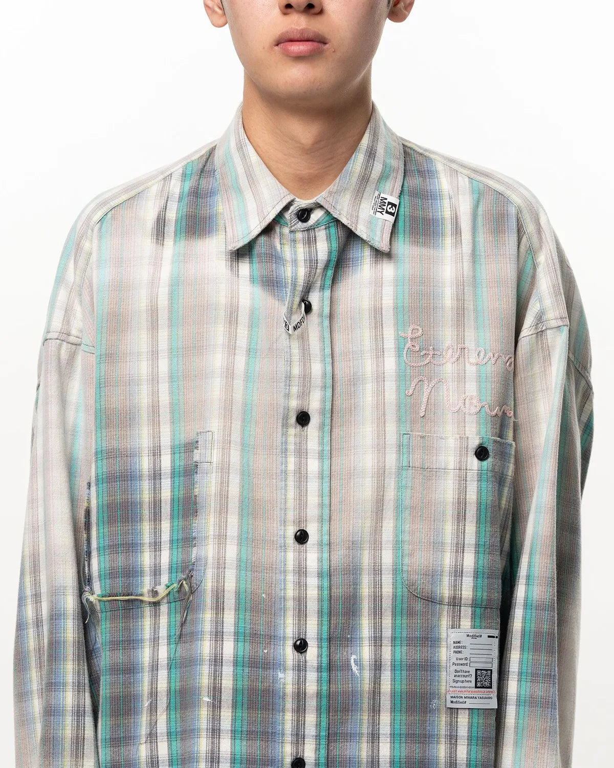 Maison MIHARA YASUHIRO / Vintage Like Check Shirt (J17SH181)