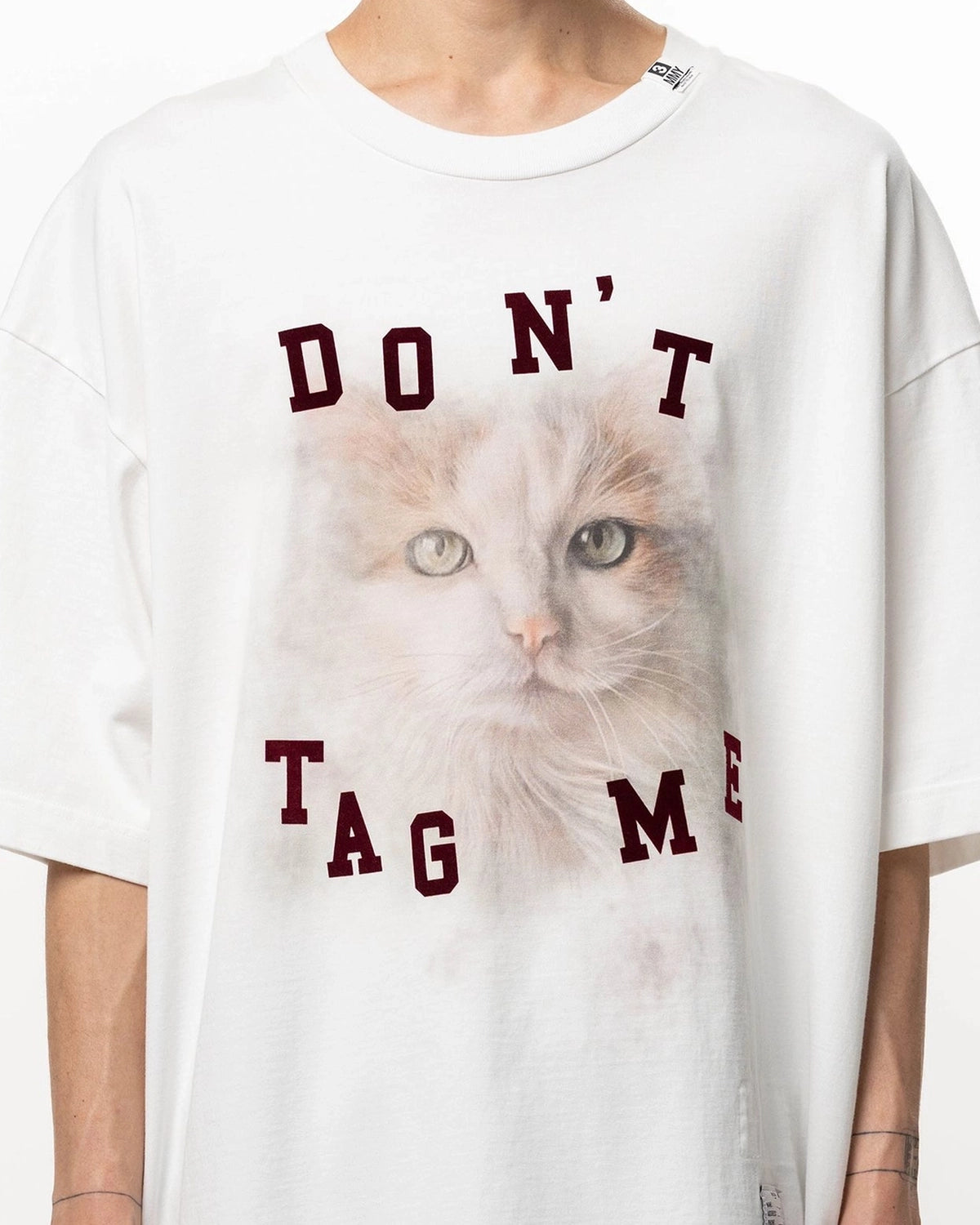 Maison MIHARA YASUHIRO / Cat Printed T-shirt (J17TS823)
