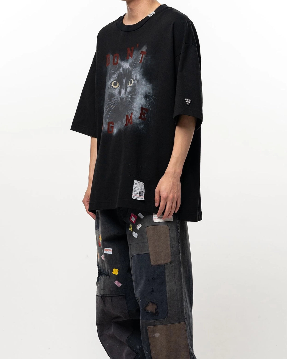 Maison MIHARA YASUHIRO / Cat Printed T-shirt (J17TS823)