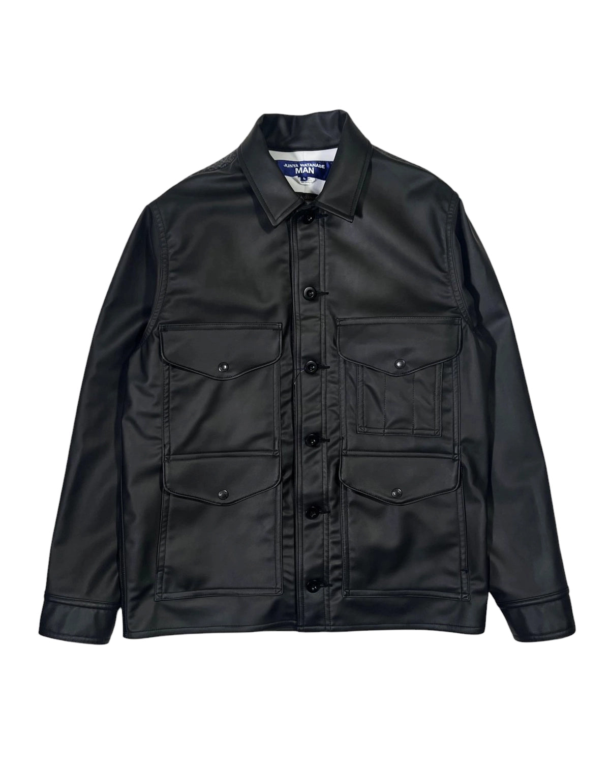 JUNYA WATANABE MAN / 合成皮革(ポリウレタン樹脂)×ウールモッサーチェック FILSON Wネーム (WP-J020-051)