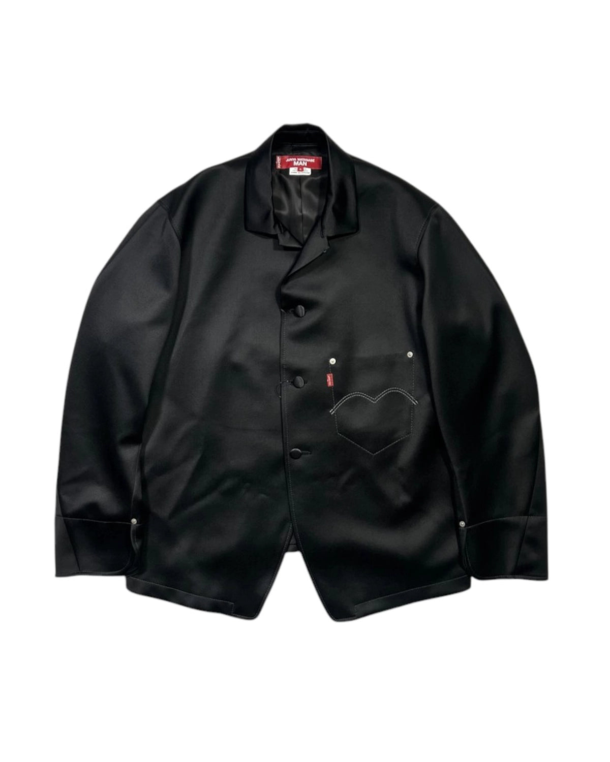 JUNYA WATANABE MAN × Levis の W-NAME Wool Serge × Cupra Silk Satin Facing JACKET (WR-J201-051)