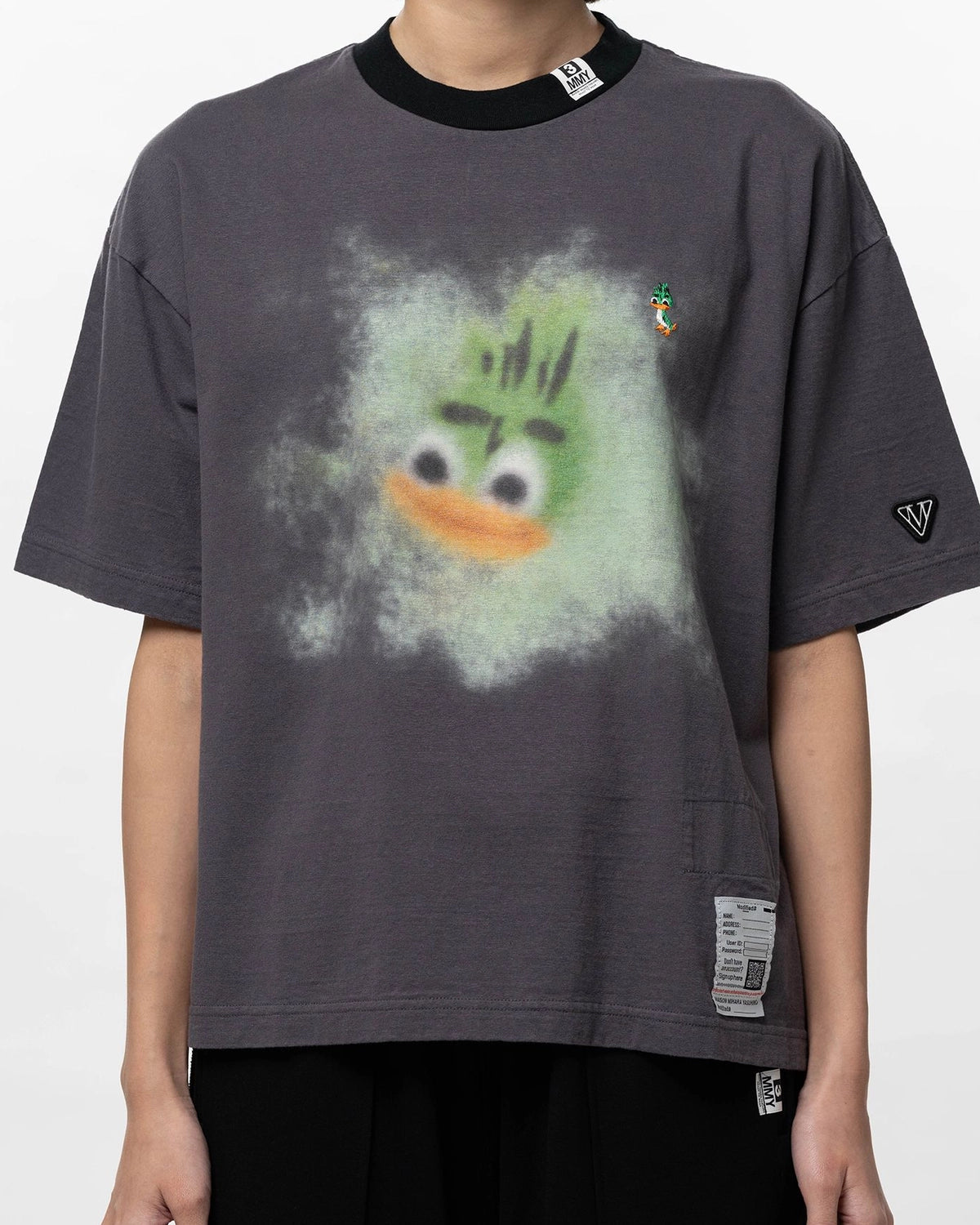 Maison MIHARA YASUHIRO / Leon Printed Ringer T-shirt -Women's- (K16TS771)