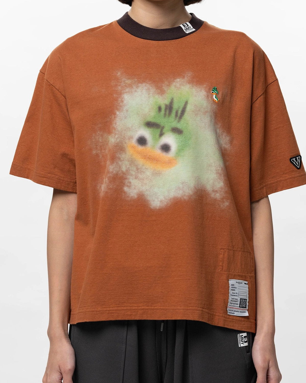 Maison MIHARA YASUHIRO / Leon Printed Ringer T-shirt -Women's- (K16TS771)