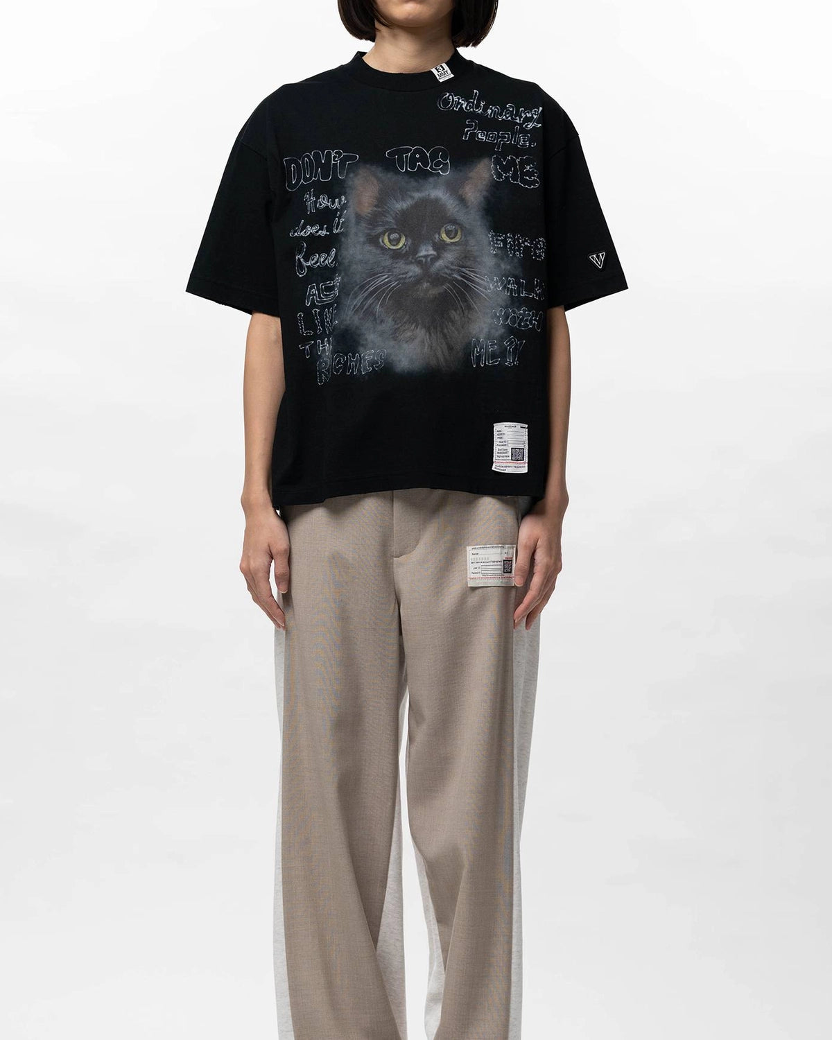 Maison MIHARA YASUHIRO(メゾンミハラヤスヒロ) / Cat Printed T-shirt